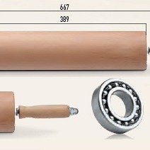valjar z dimenzijami in ležaji