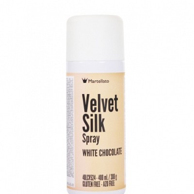velvet silk sprej bela čokolada