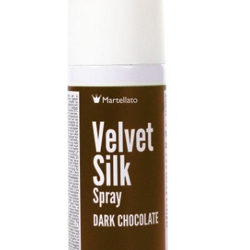 velvet silk sprej v barvi temne čokolade