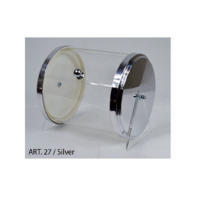 srebrna posoda za žličke za sladoled