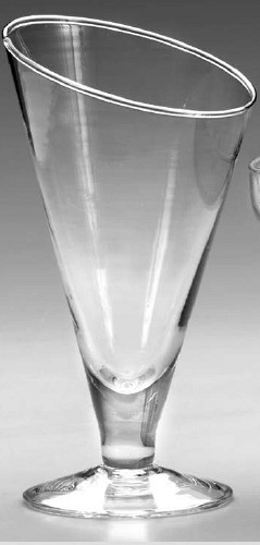 Steklen kozarec, prozoren ART.355 WHITE fi12x22cm, 400ml