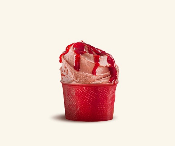 fruttea jagoda za odličen sladoledni sorbet z okusom jagode