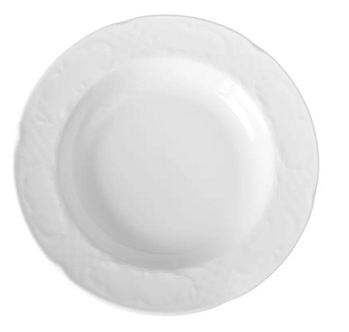 globok krožnik za juhe flora