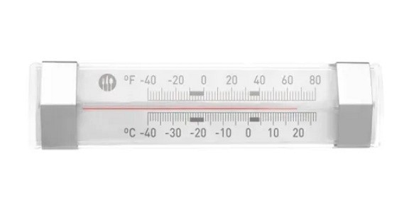 horizontalni termometer za hladilnik ali zamrzovalnik