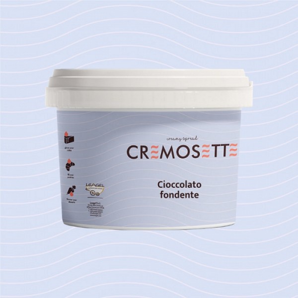 temna čokoladna krema cremosette za uporabo v slaščičarstvu in sladoledarstvu