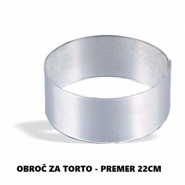 broč za torto, premer 22cm