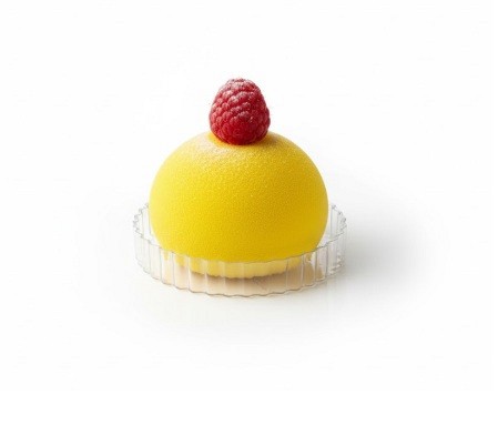 okrogel termoformiran podstavek za sladice