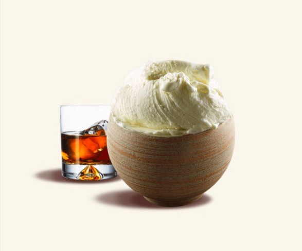 viskijeva pasta za aromatiziranje slaščičarskih krem ali sladoledov