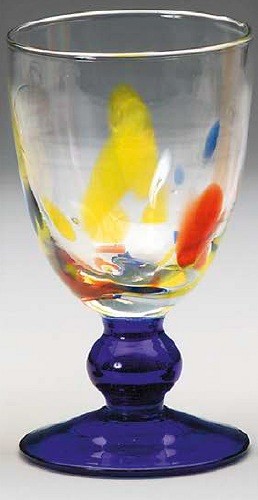 pisan steklen kozarec s 550ml volumna