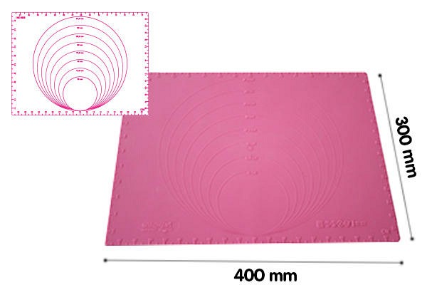 podloga za valjanje iz tekočega silikona 400x300