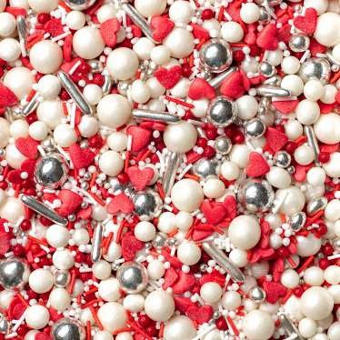 sladkorni posip za valentinovo