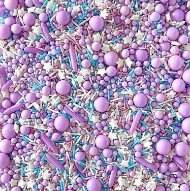 sladkorna dekoracija purpur