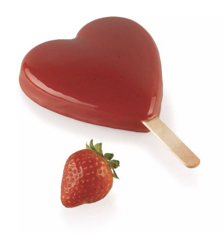 sladoledna lučka v obliki srca