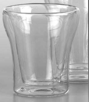 Steklena skodelica za kapučino Art.472, 170ml