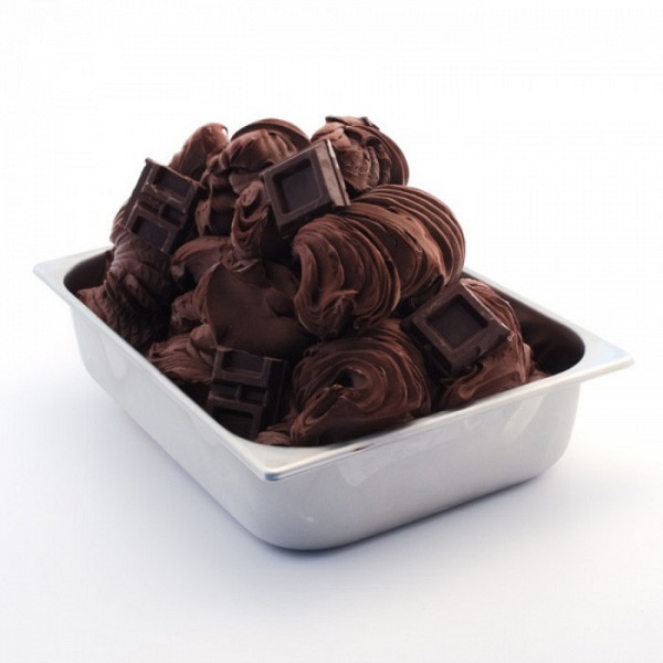 temno čokoladna sladoledna pasta brez dodanega sladkorja