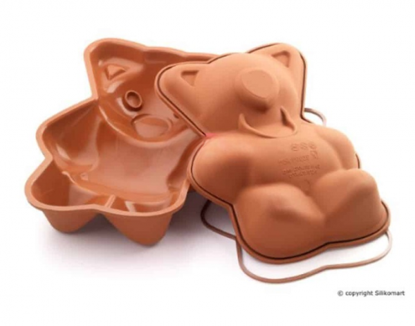 silikonski modelček medvedek torta