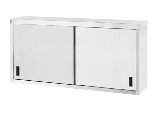 viseča inox omarica z drsnimi vratci